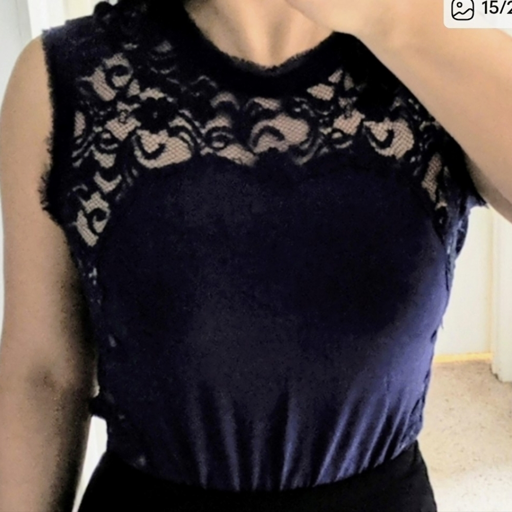 Sweetheart Lace Top - Size S